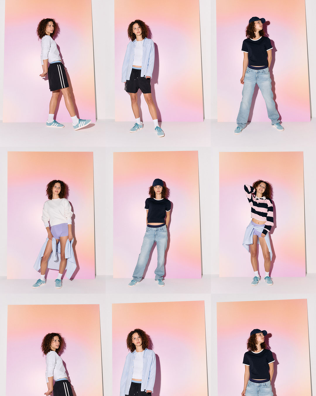 En kollasj av bilder av tenåringer