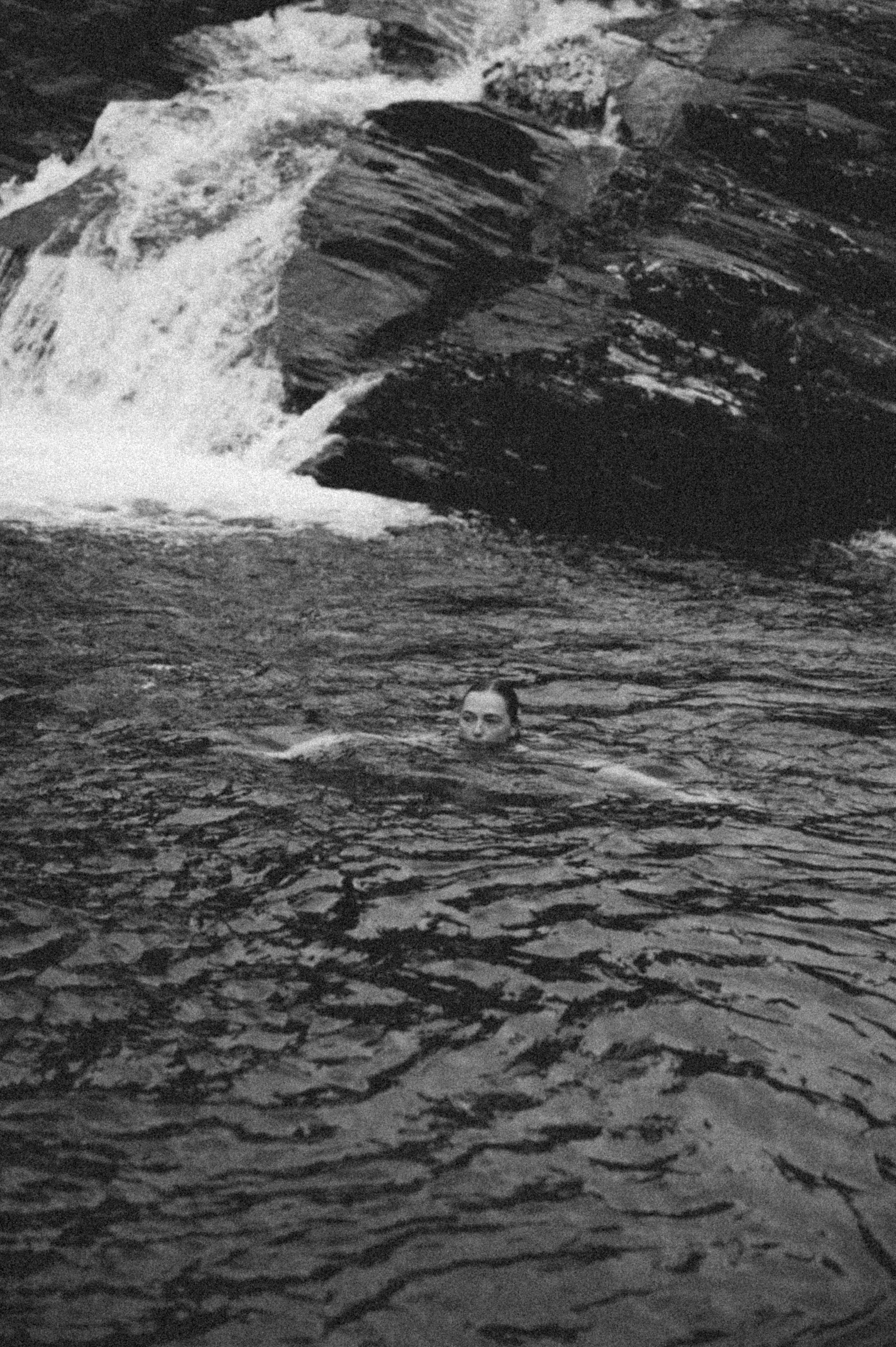 Malou swiming in water