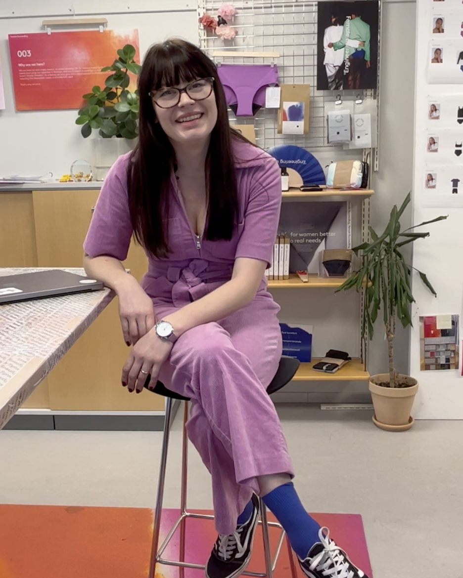 Moas favourites Moa sitting in a chair smiling