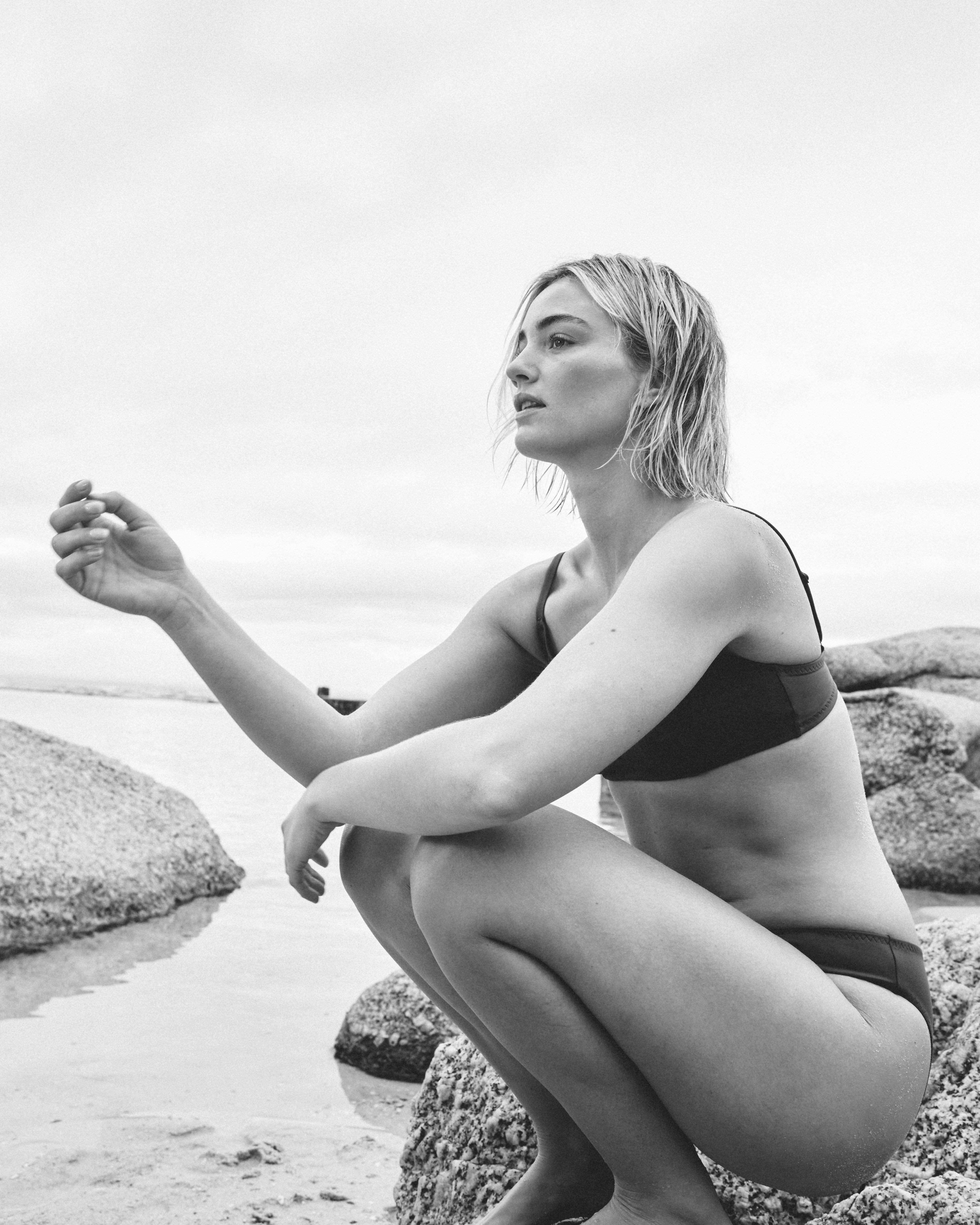 Black White swimwear