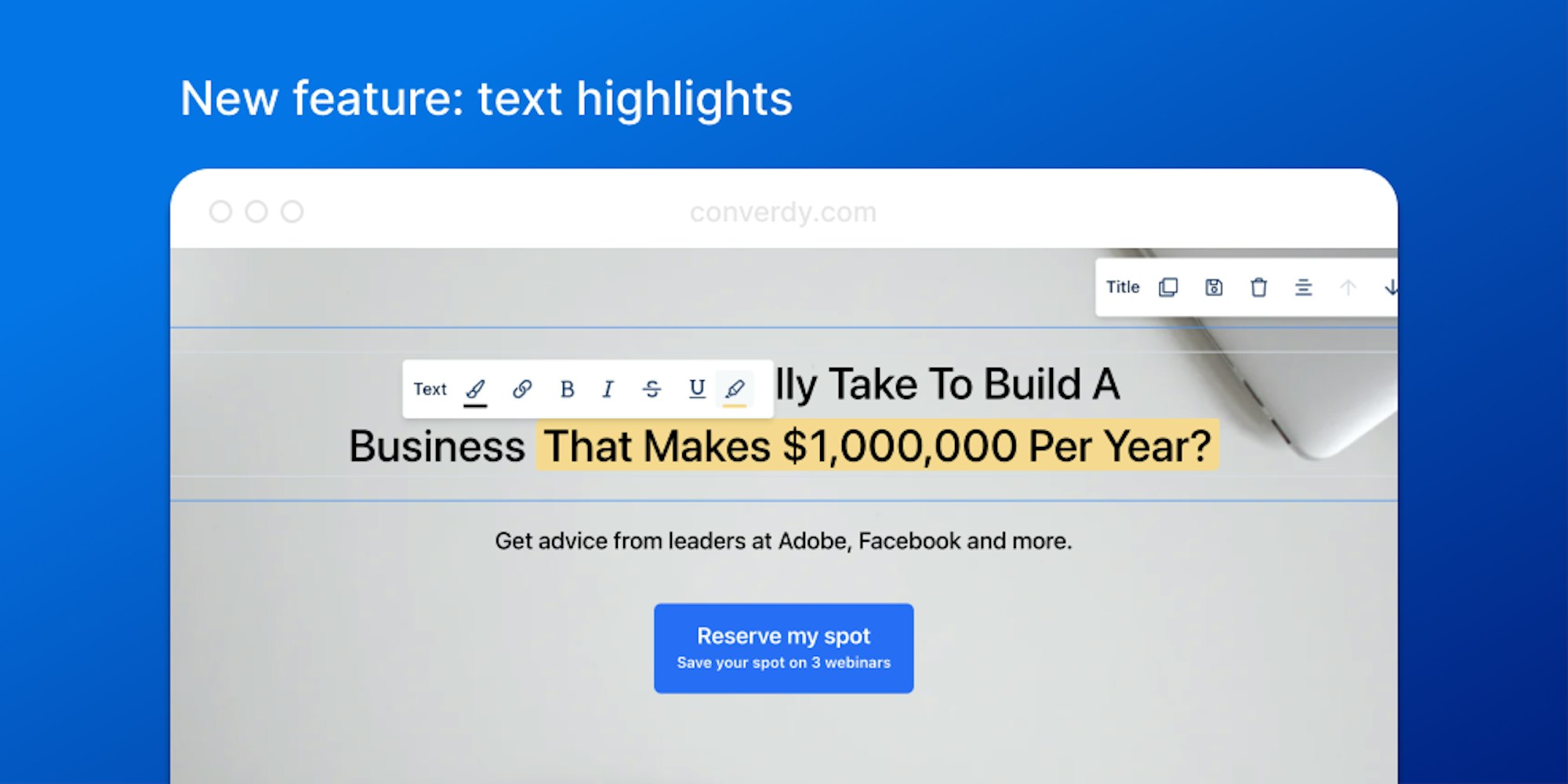 Cover Image for Create catchy text highlights