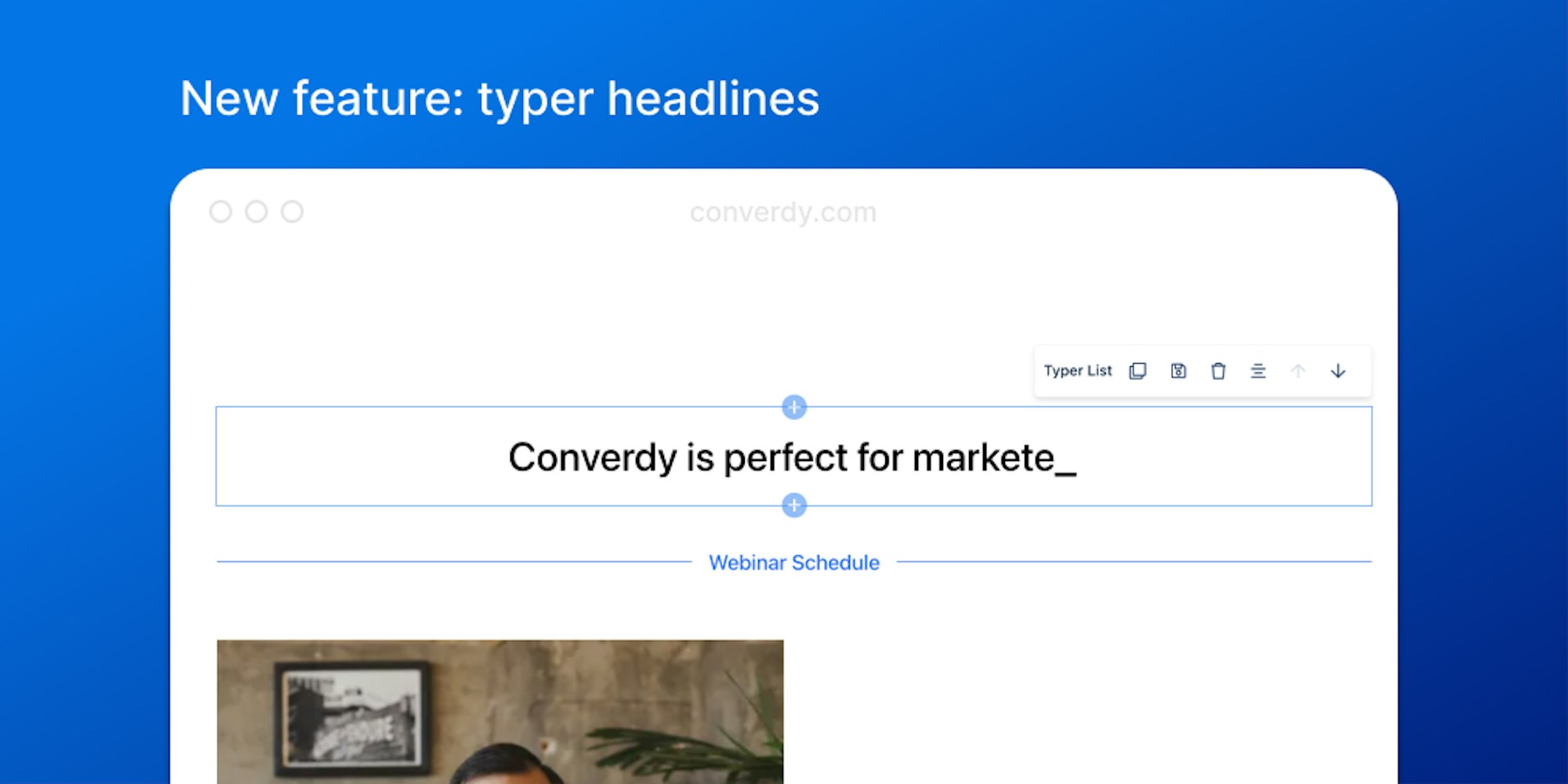 Cover Image for Typewriter effect headlines