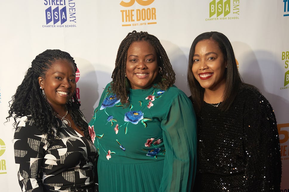 L to R: Managing Director, Health Services, Renee McConey; Managing Director, Human Resources, Natasha Monchery; and Managing Director, Bronx Youth Center (BYC), Alex-Ann Espeut