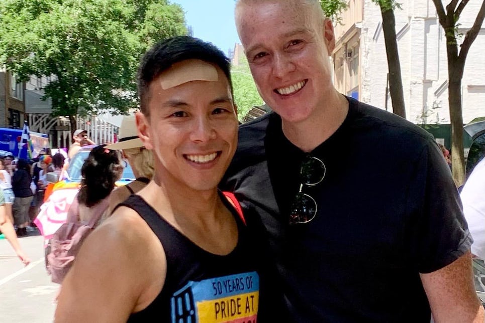 The Door CEO Kelsey Louie & Brett Perala, NYC Pride 2022.