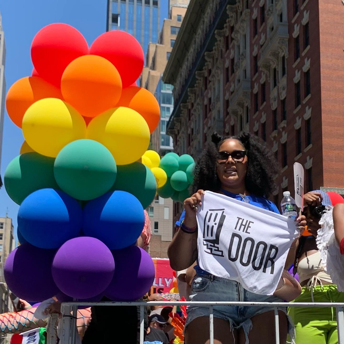 On The Door's float during NYC Pride 2022.