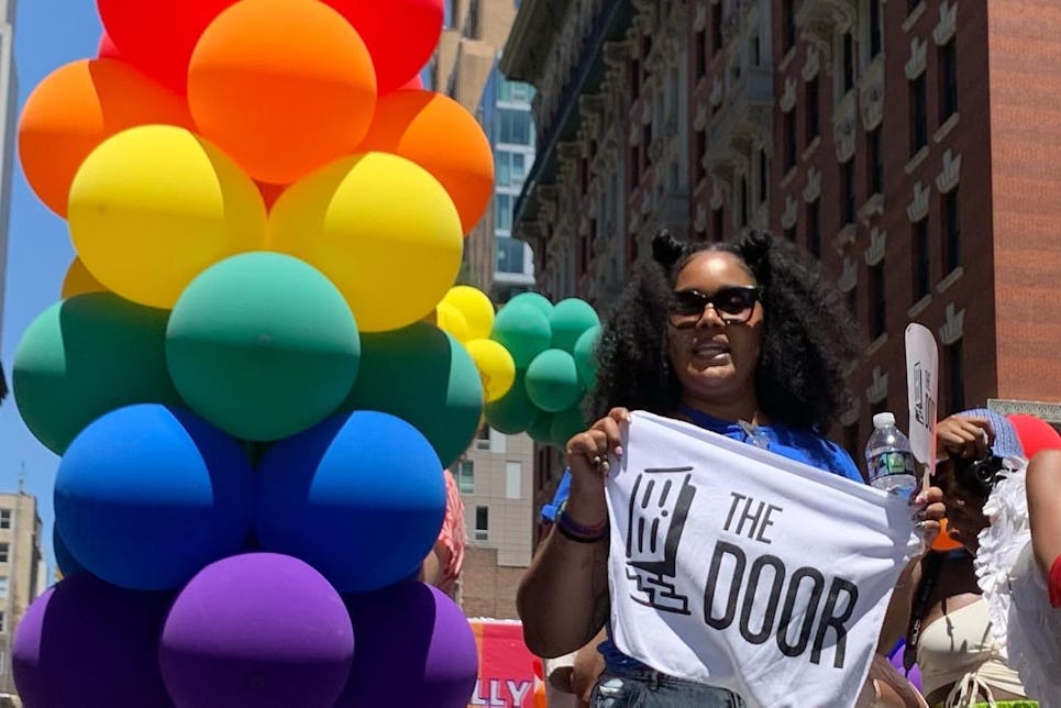 On The Door's float during NYC Pride 2022.