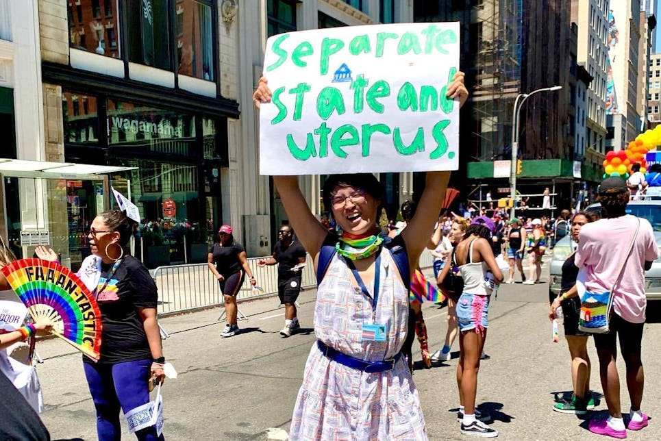 Some NYC Pride 2022 activism!
