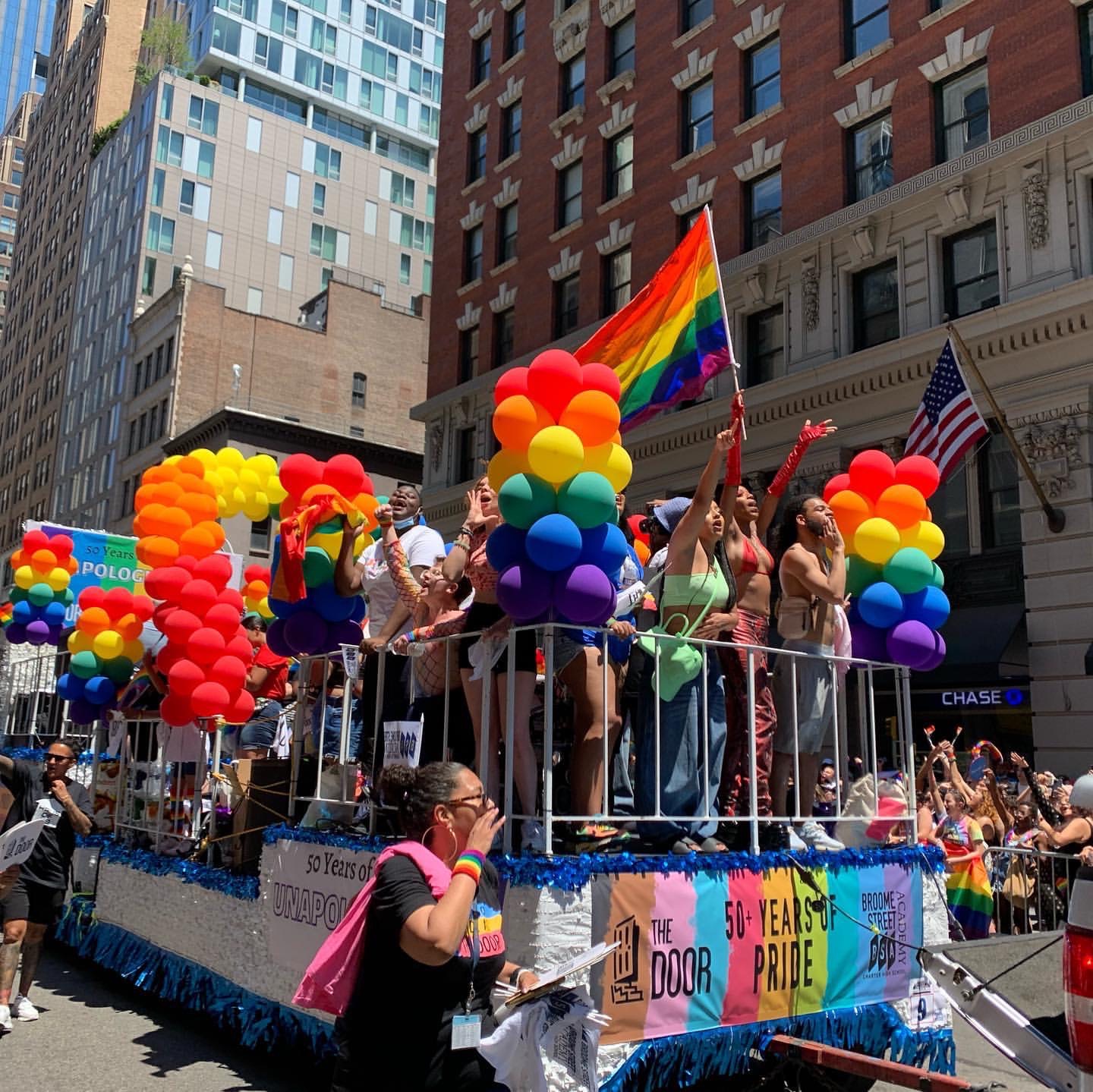 The Door float, NYC Pride 2022.