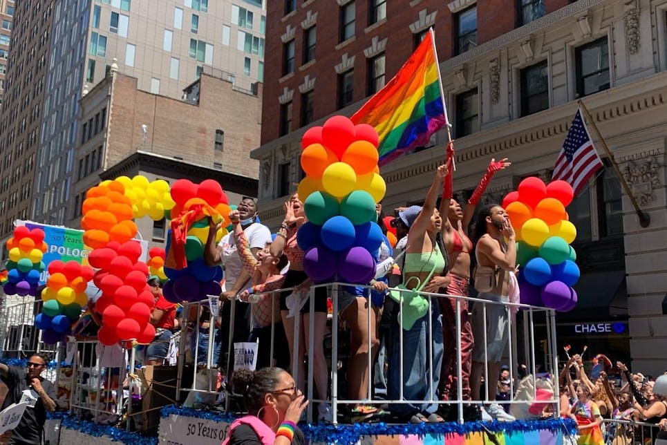 The Door float, NYC Pride 2022.