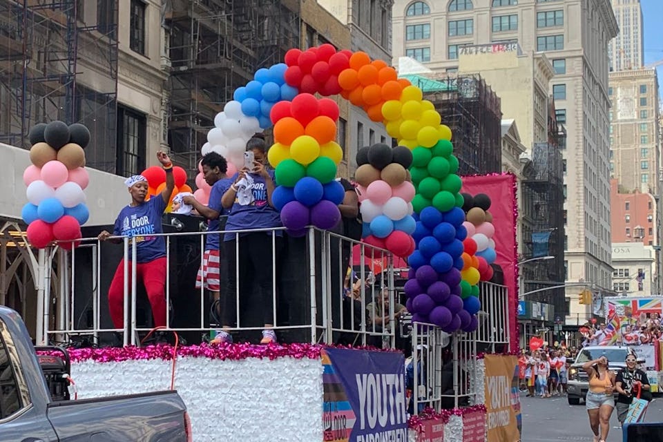 The Door's float in action