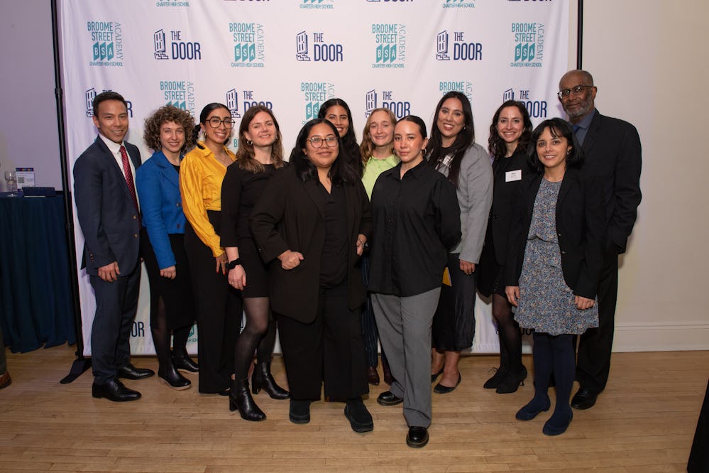 Some of the staff at The Door's Legal Services Center