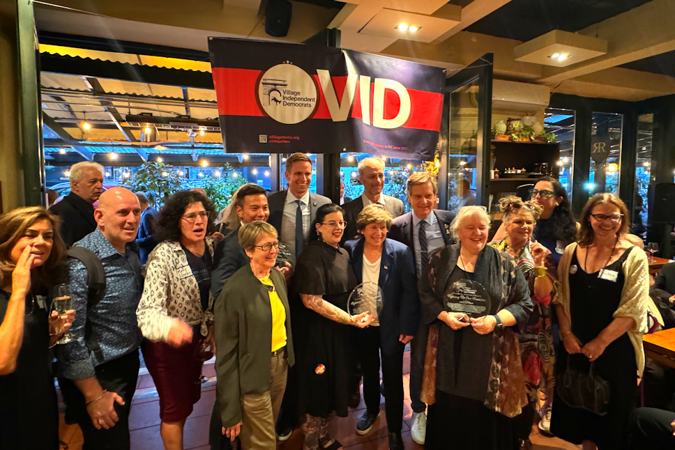 Local electeds and government officials, progressive champions, and community leaders at the 2024 NYC Village Independent Democrats (VID) Gala.