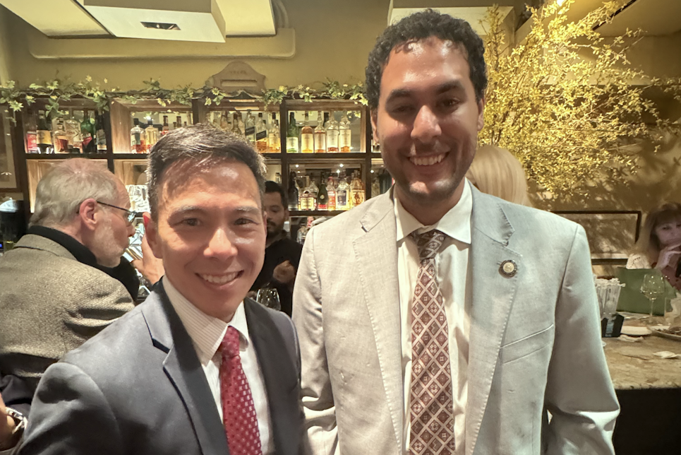 Door CEO Kelsey Louie with NYC Council Member Chris Marte (District 1).