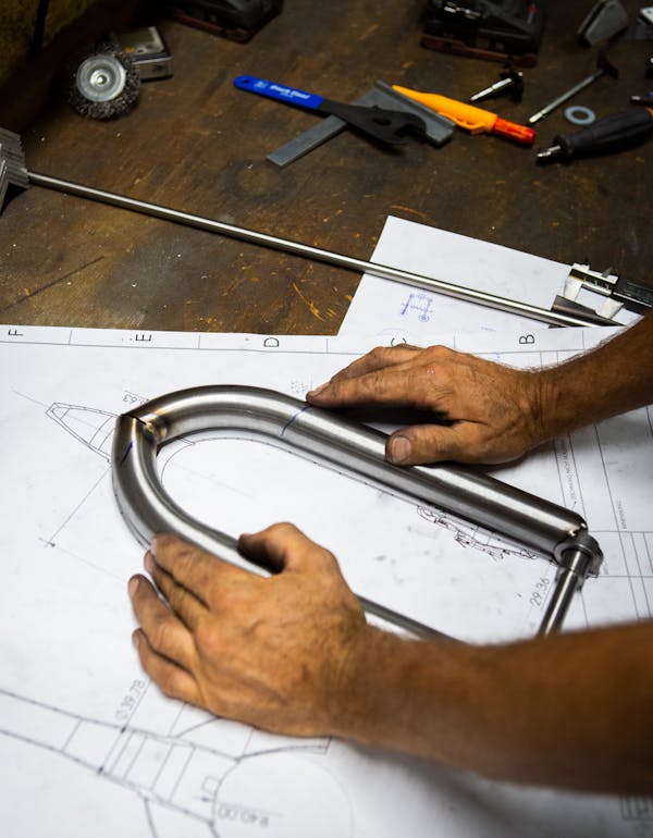 Comparing Fork Blades with Technical Drawing