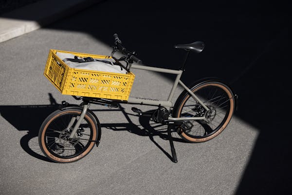 cargo e-bike on street