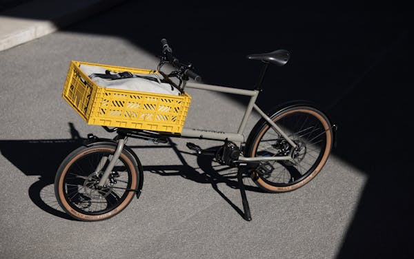 cargo e-bike on street