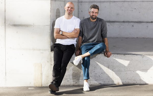 Portrait of co-Founders Daniel Freitag & Nicola Stäubli