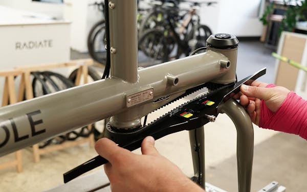 Belt steering—belt tension testing