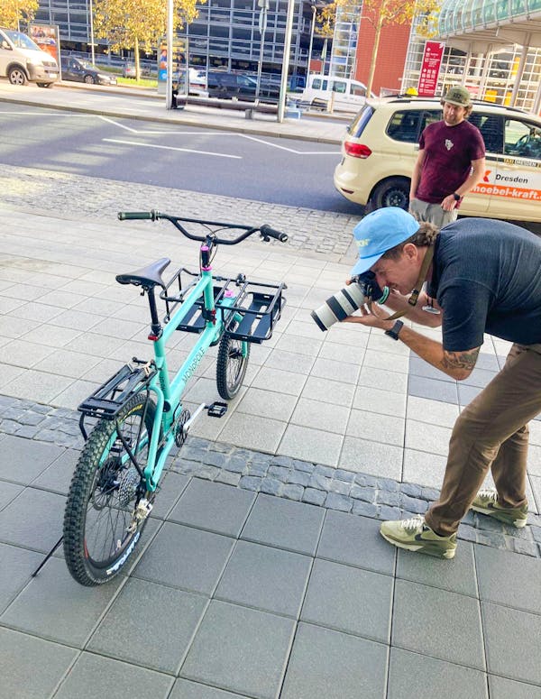 The Radavist shooting MONoPOLE's cycle truck