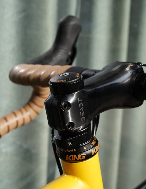 Close-up of Chris King NoThreadSet™ Headset.