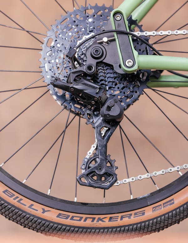 Details shot of MicroShift Advent X gearing.