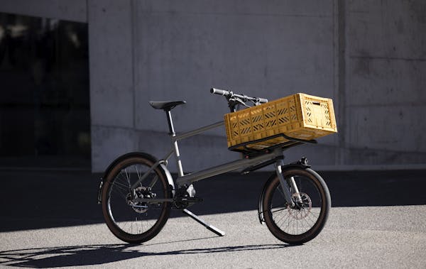 Cargo e-bike on the street