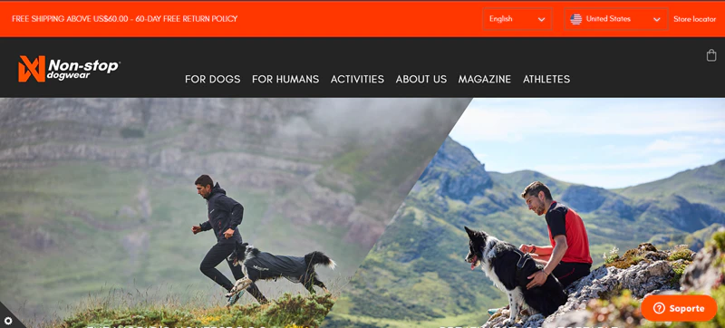 non-stop dogwear homepage