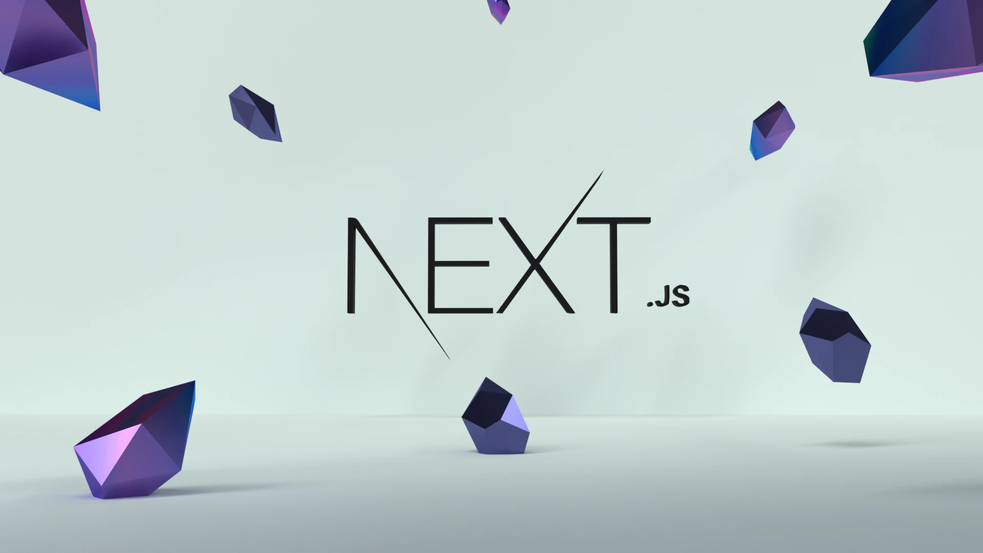 an image showing the next.js logo and some purple diamonds