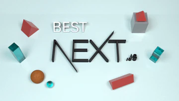 an image that says best next.js cms