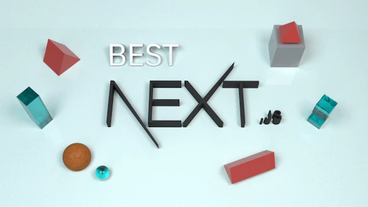 an image that says best next.js cms