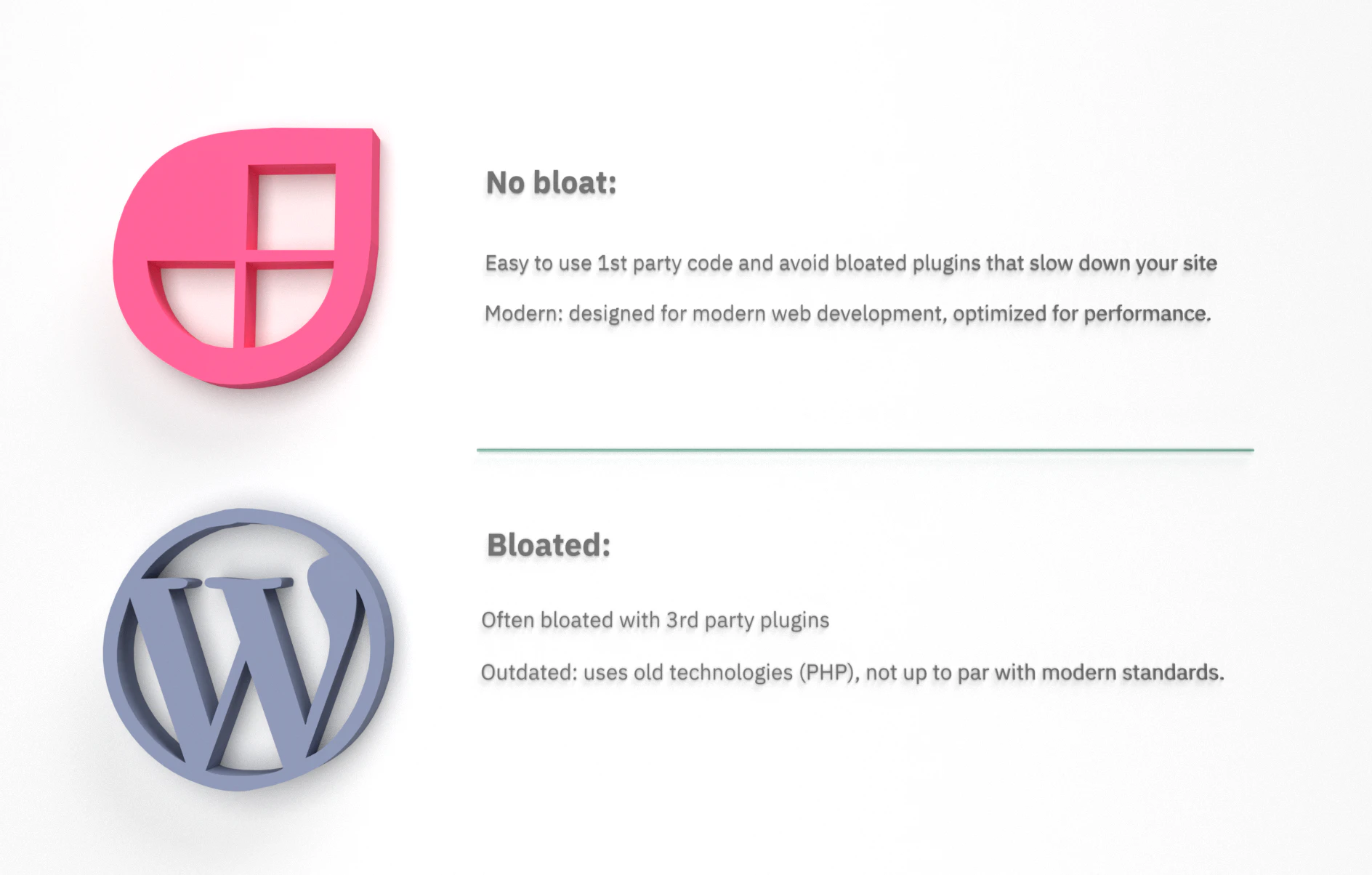 jamstack vs wordpress feature bloat