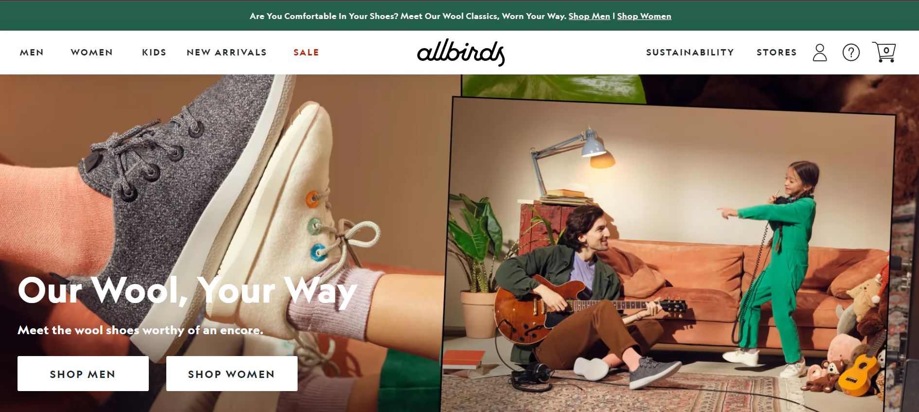 allbirds shopify store