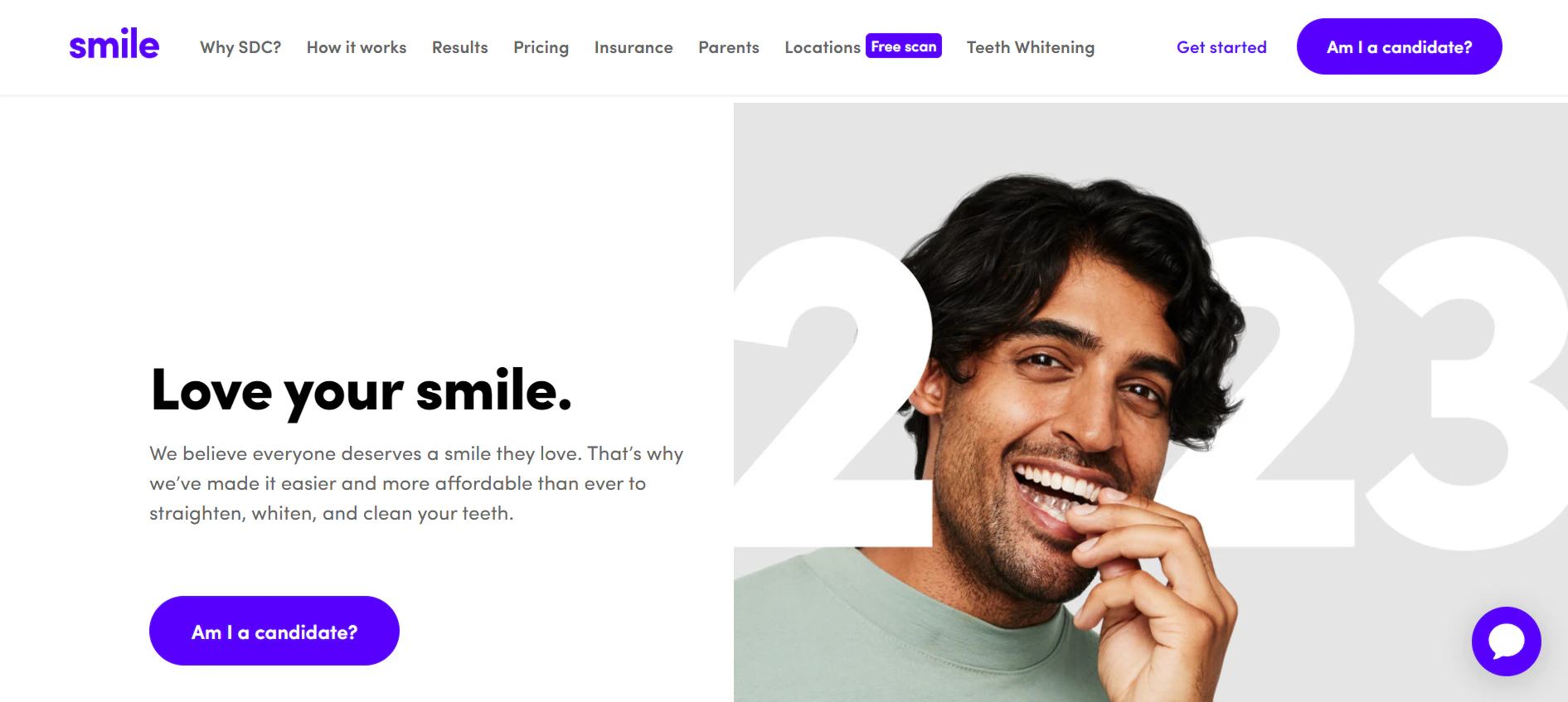 smile direct is a great example of a shopify store
