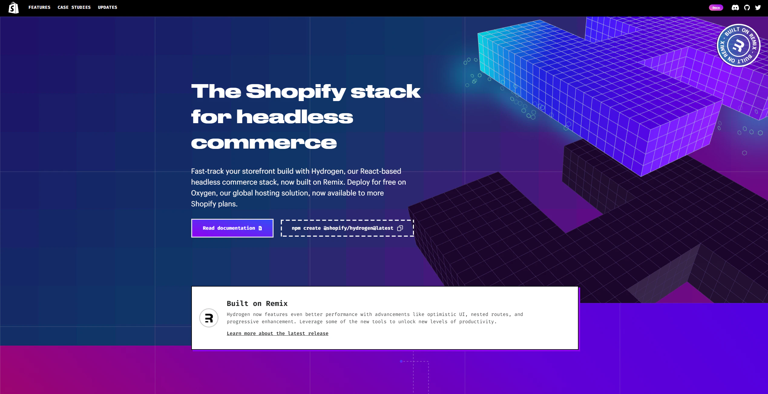 shopify cms hydrogen