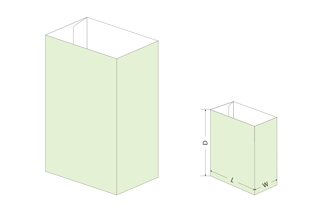 Folding Cartons Sleeve Dimensions