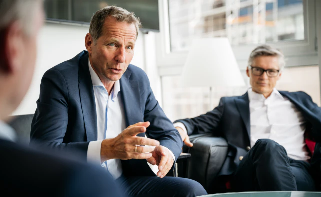 CEO speaking
