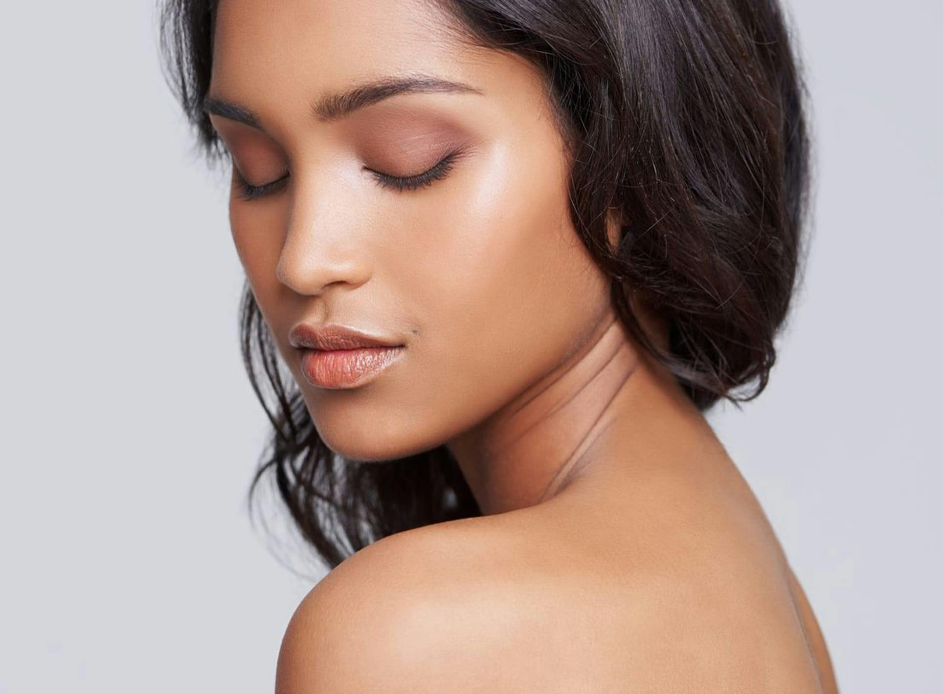 Woman with beautiful skin