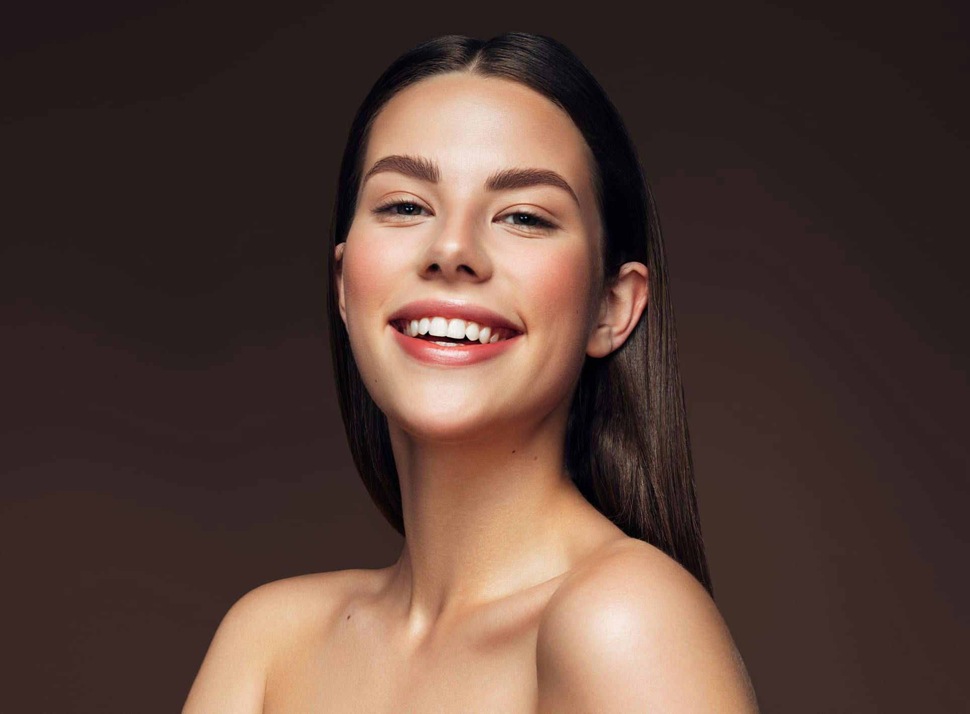 Woman smiling