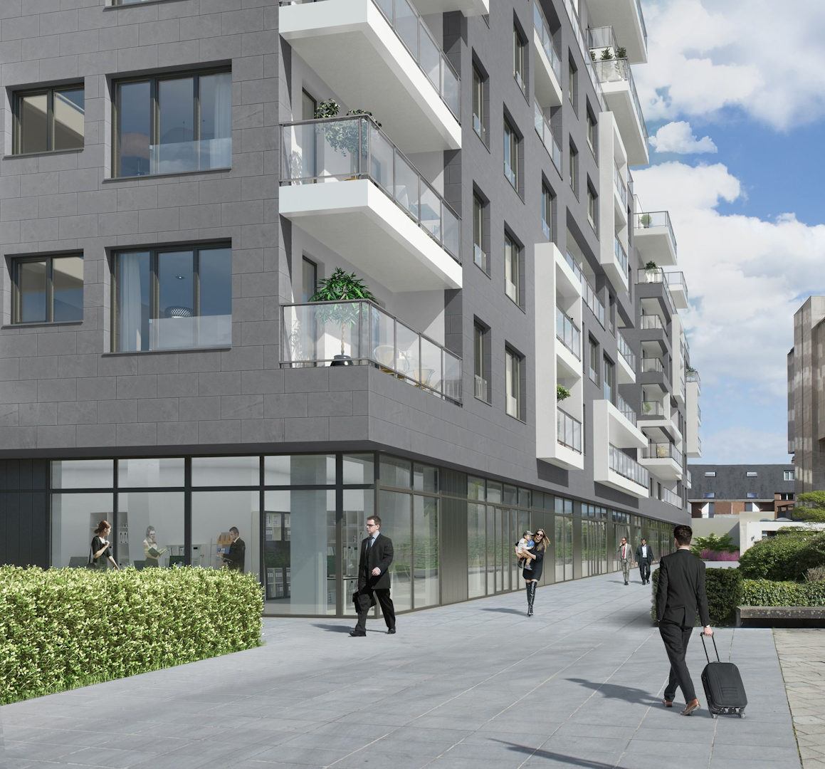 Dans les grands immeubles, composés de plusieurs blocs, il est possible de faire gérer chaque bâtiment de manière séparée, par plusieurs copropriétés. Projet Oxygen par BPI