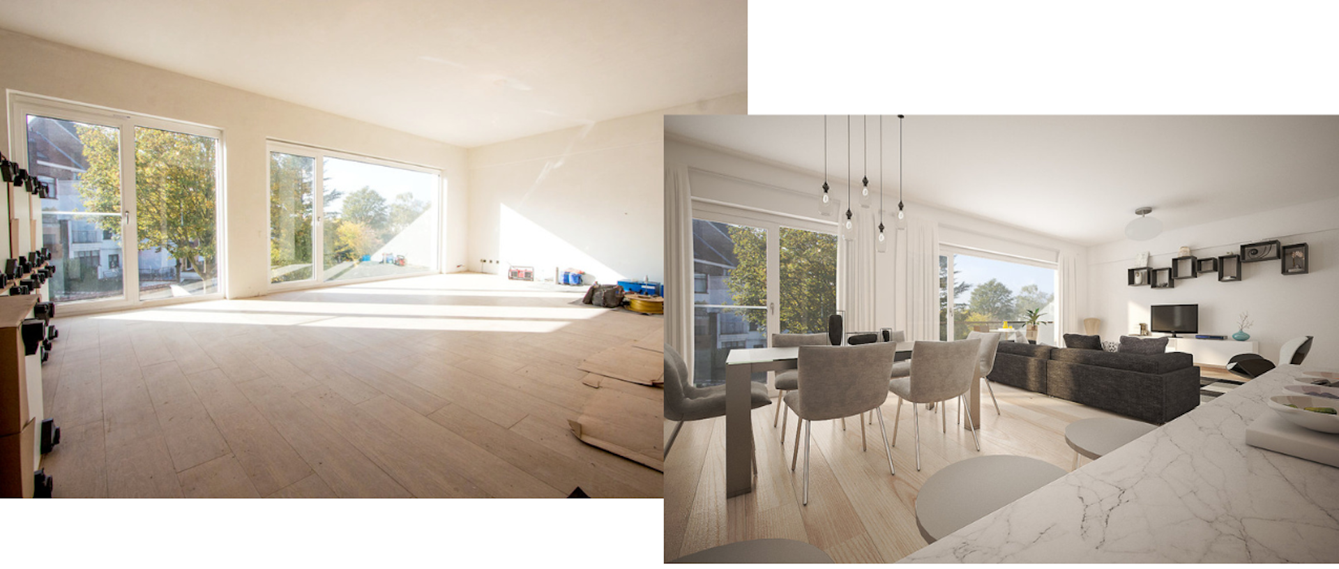 Avant-après ameublement maison
