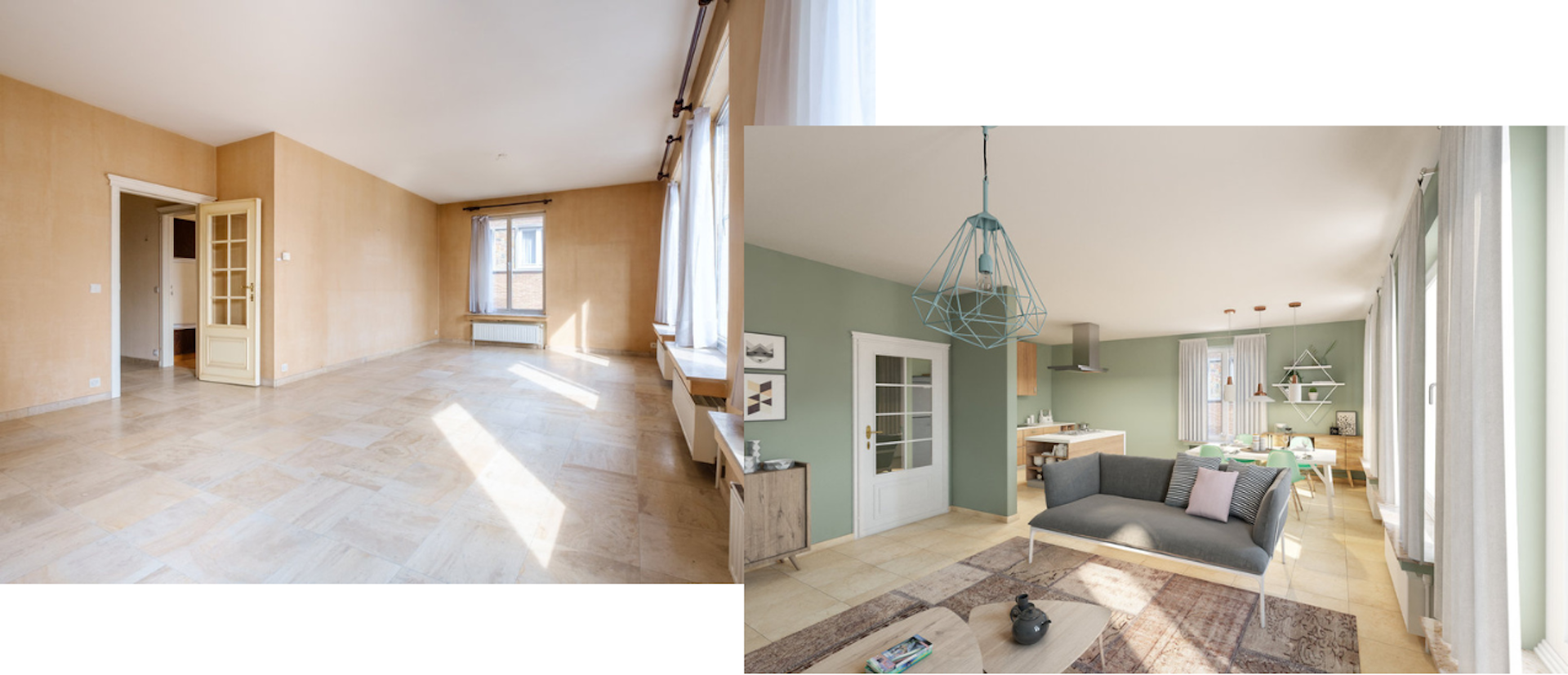 Avant-après homestaging maison