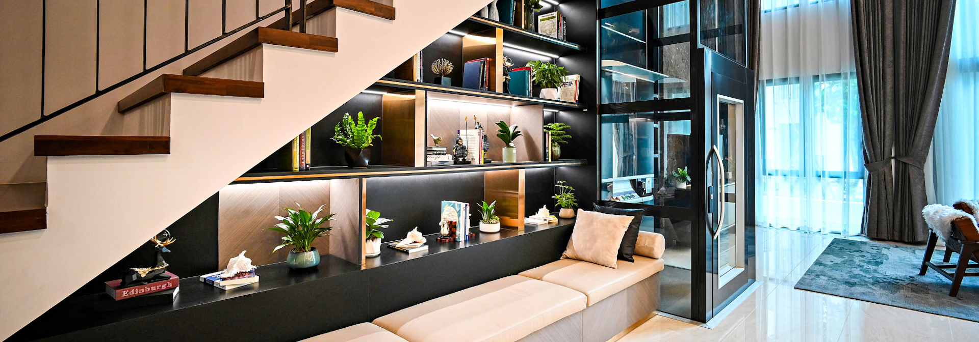 Pensez aux rangements sur-mesure 