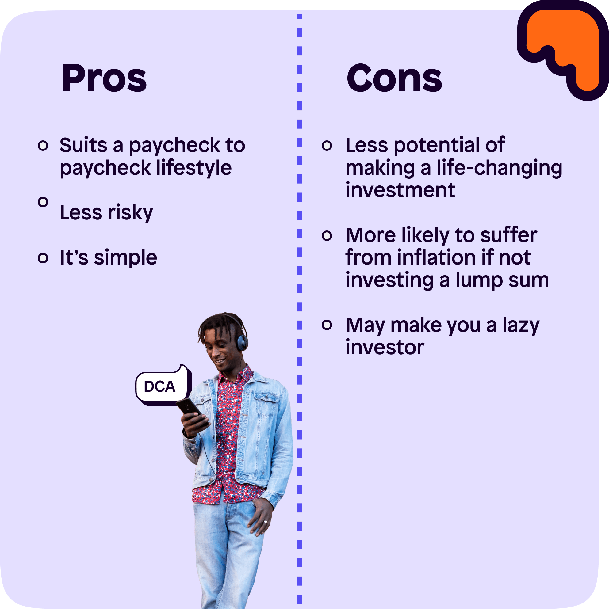 Pros and cons of dollar-cost averaging