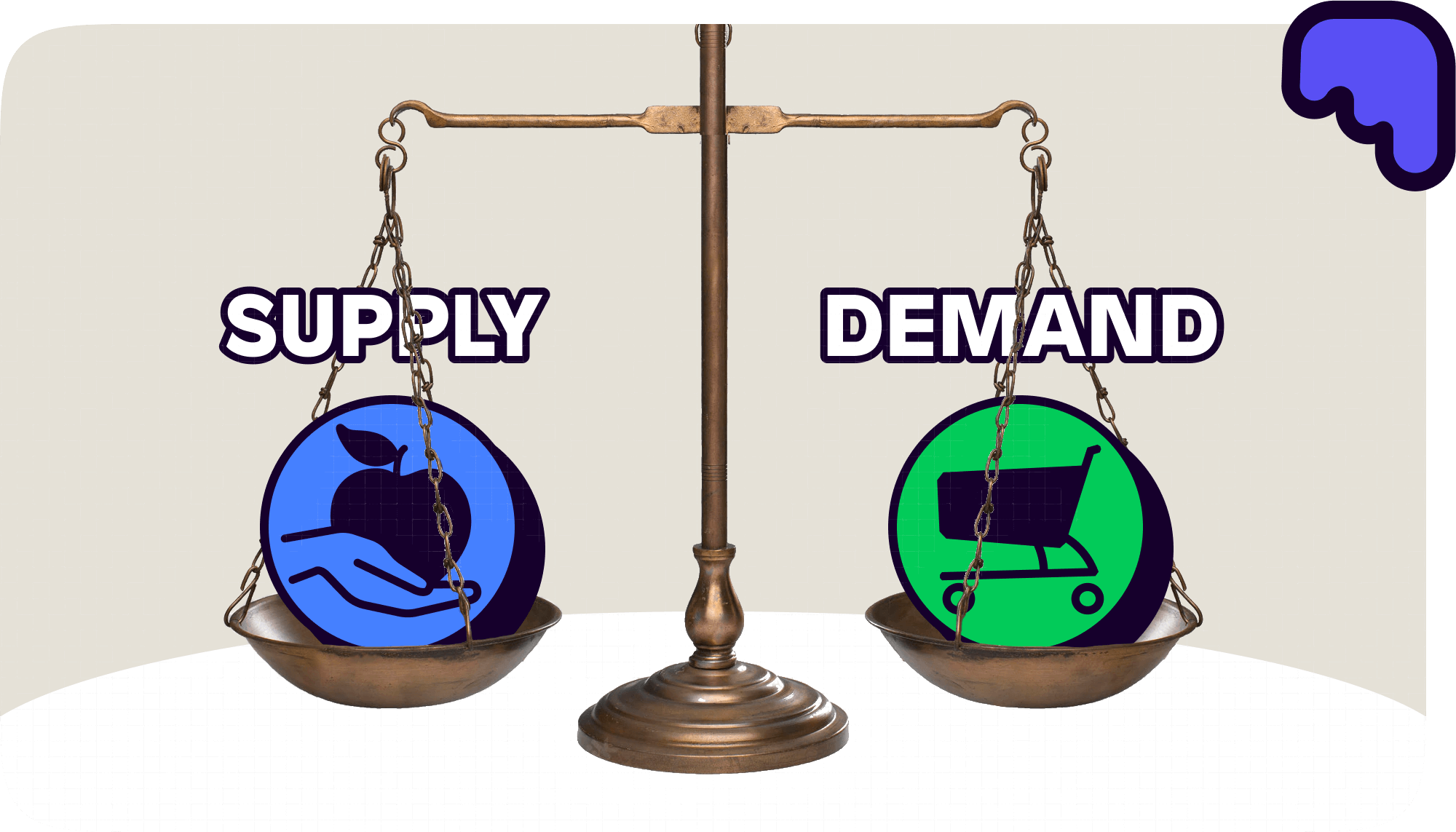 Supply and demand within the stock market