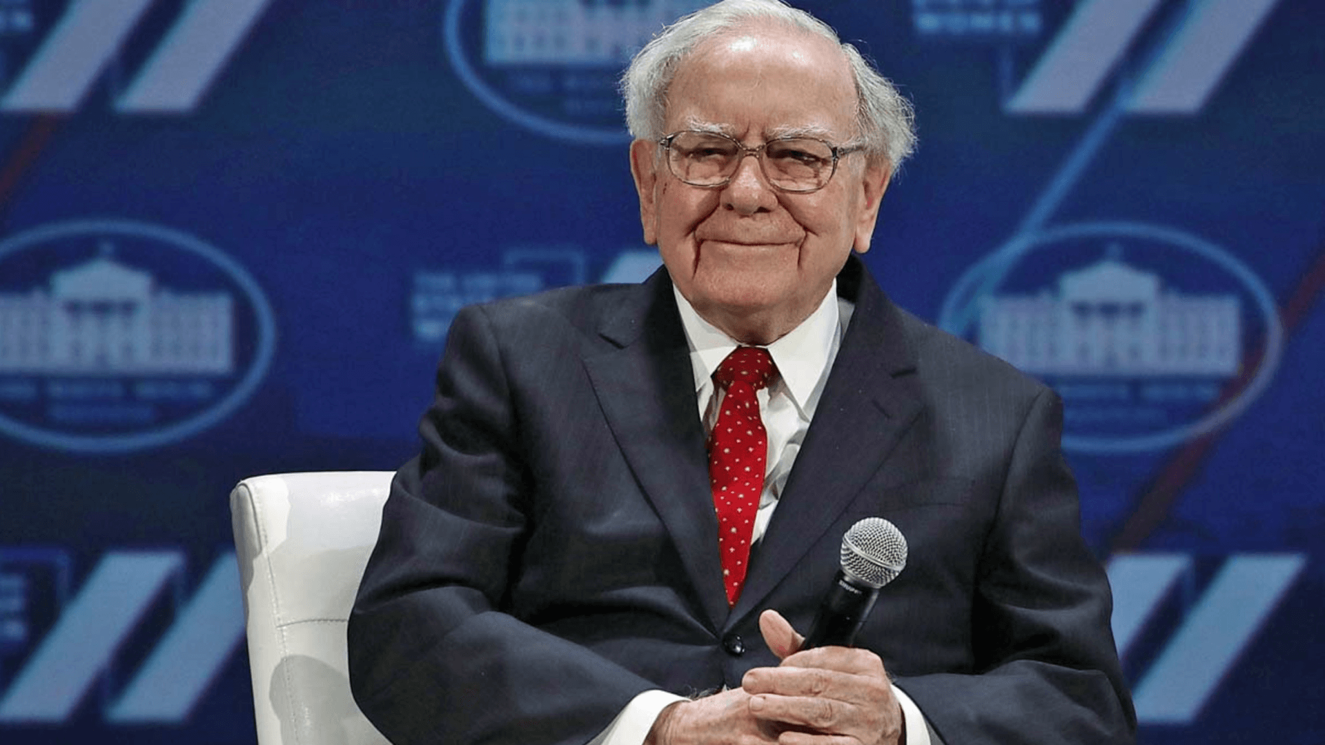 Warren Buffett talking about seven stocks that make up 80 per cent of his portfolio