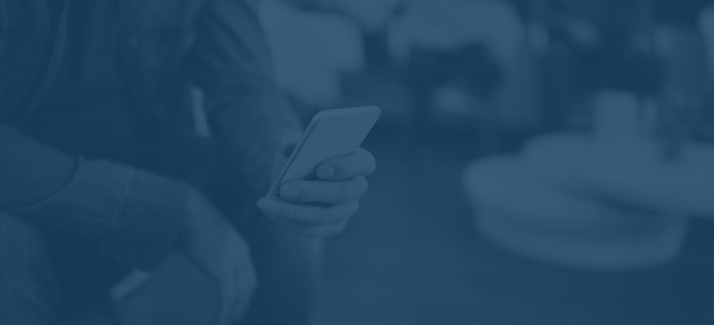 Person Holding Phone - Background image