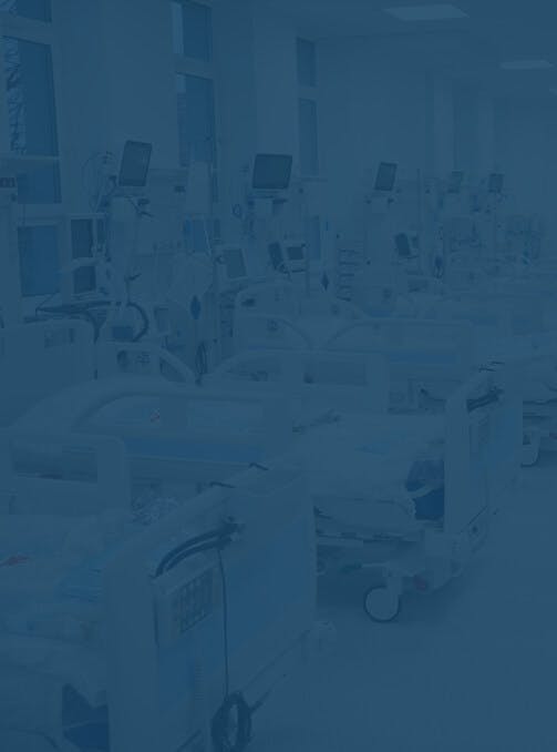 Backgroung Image - Hospital Equipment - Blue overlay