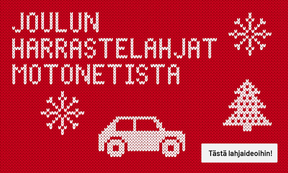 Joulun harrastelahjat Motonetista!