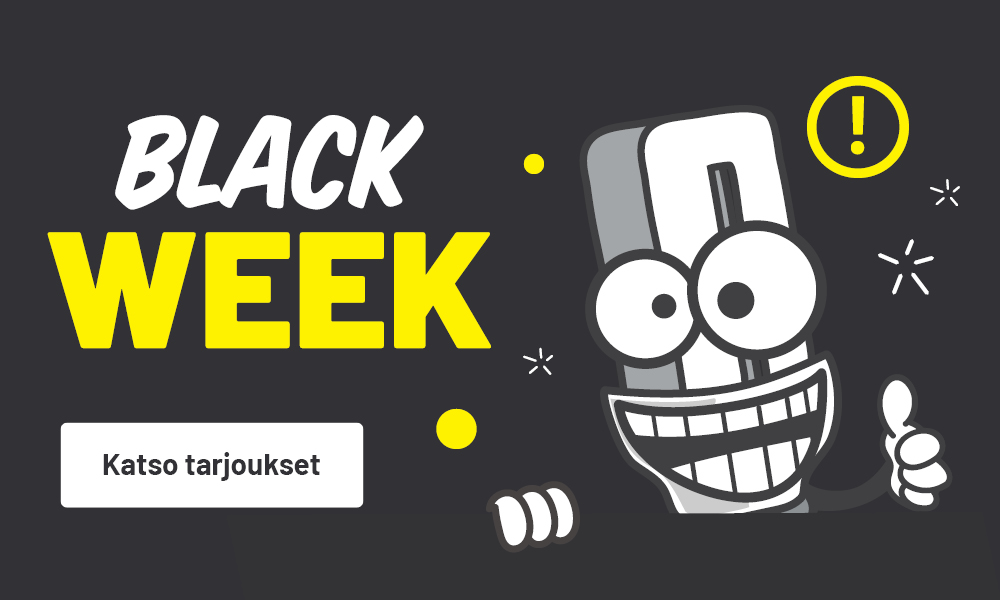 Black Week on nyt täällä, tarjoukset voimassa 12.11. alkaen