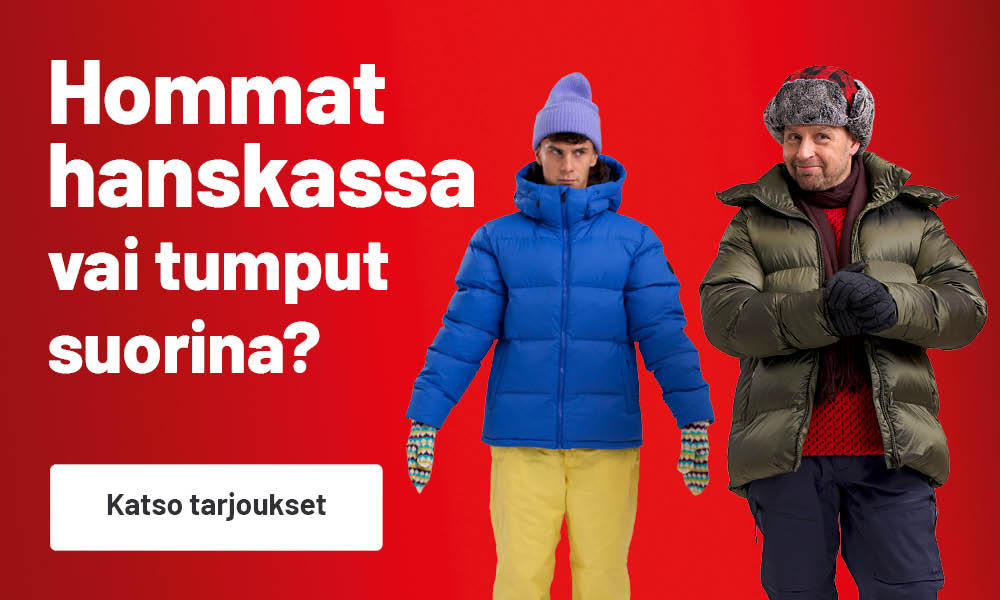 Hommat hanskassa vai tumput suorina